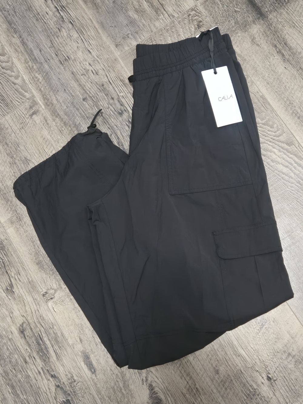 Calia Women's Nyluxe Wide Leg Adjustable Cargo Pants